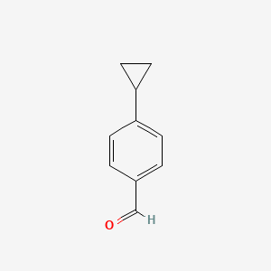Chemical structure of 4-Cyclopropylbenzaldehyde