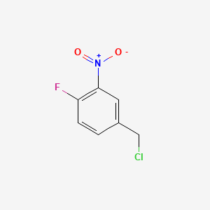 Chemical structure of 4-(Chloromethyl)-1-fluoro-2-nitrobenzene