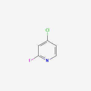 Chemical structure of 4-Chloro-2-iodopyridine