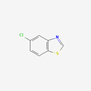 Chemical structure of 5-Chlorobenzo[d]thiazole