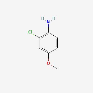 Chemical structure of 2-Chloro-4-methoxyaniline