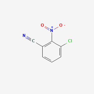 Chemical structure of 3-Chloro-2-nitrobenzonitrile