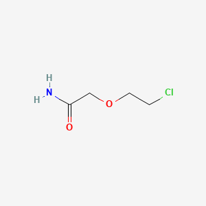 Chemical structure of 2-(2-Chloroethoxy)acetamide