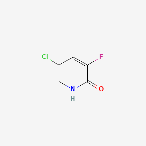 Chemical structure of 5-Chloro-3-fluoropyridin-2-ol