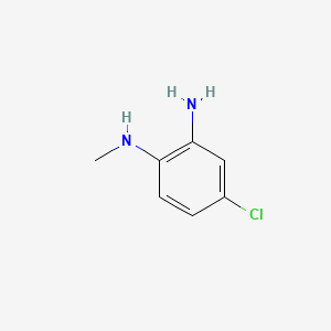 Chemical structure of 4-Chloro-N1-methylbenzene-1,2-diamine