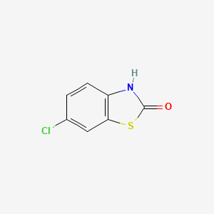 Chemical structure of 6-Chloro-2(3H)-benzothiazolone