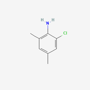 Chemical structure of 2-Chloro-4,6-dimethylaniline