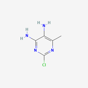 Chemical structure of 2-Chloro-6-methylpyrimidine-4,5-diamine
