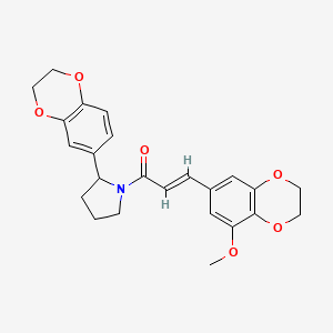 Chemical structure of Cyclicdimethylpolysiloxane