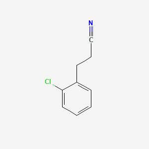 Chemical structure of 2-Chlorohydrocinnamonitrile