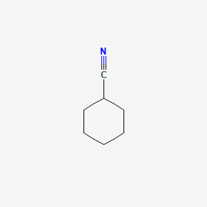 Chemical structure of Cyclohexanecarbonitrile