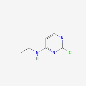 Chemical structure of 2-Chloro-N-ethylpyrimidin-4-amine