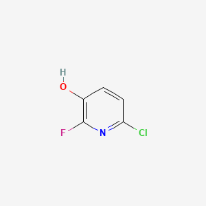 Chemical structure of 6-Chloro-2-fluoropyridin-3-ol