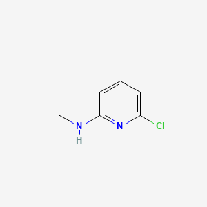 Chemical structure of 6-Chloro-N-methylpyridin-2-amine