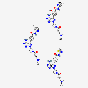 Chemical structure of Cesium carborane