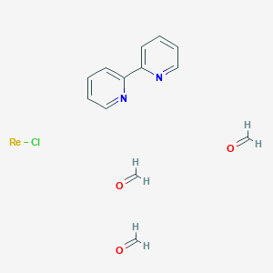 Chemical structure of Chlorotricarbonyl(2,2''-bipyridine)rhenium(I)
