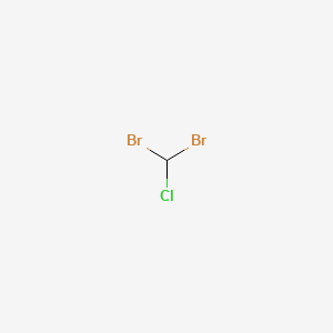Chemical structure of Dibromochloromethane