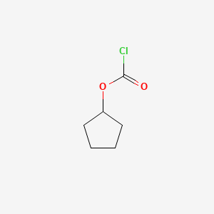 Chemical structure of Cyclopentyl chloroformate