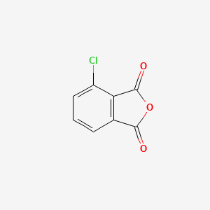 Chemical structure of 3-Chlorophthalic Anhydride