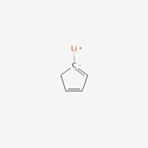 Chemical structure of Cyclopentadienyllithium