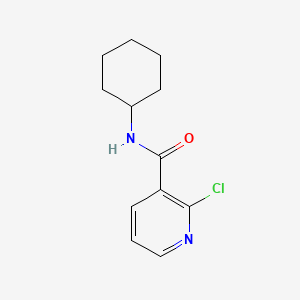 Chemical structure of 2-Chloro-N-cyclohexylnicotinamide