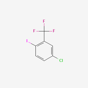 Chemical structure of 5-Chloro-2-Iodobenzotrifluoride