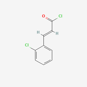 Chemical structure of 2-Chlorocinnamoyl chloride