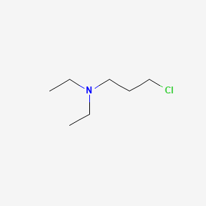Chemical structure of 3-Chloropropyl(diethyl)amine