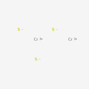 Chemical structure of Chromium(III) sulfide