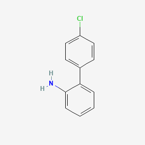 Chemical structure of 2-Amino-4'-chlorobiphenyl