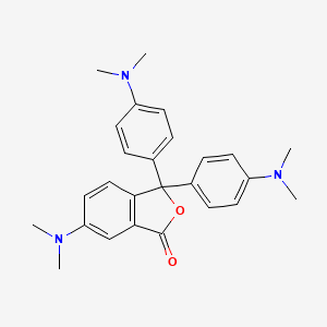 Chemical structure of Crystal Violet lactone