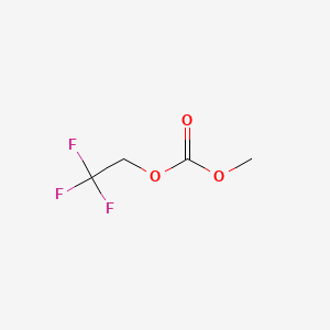 Chemical structure of Carbonic acid, Methyl 2,2,2-trifluoroethyl ester