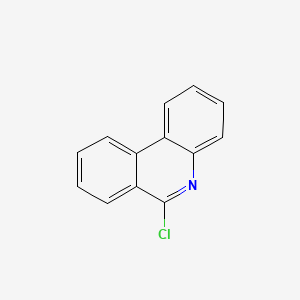 Chemical structure of 6-Chlorophenanthridine