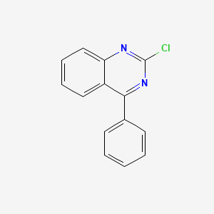 Chemical structure of 2-Chloro-4-phenylquinazoline