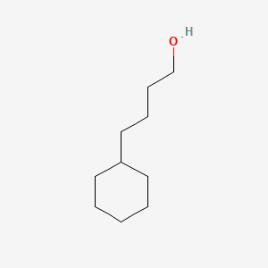 Chemical structure of 4-Cyclohexylbutan-1-ol