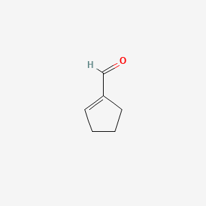 Chemical structure of 1-Cyclopentene-1-carbaldehyde