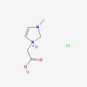 Chemical structure of 1-CarboxyMethyl-3-MethyliMidazoliuM chloride