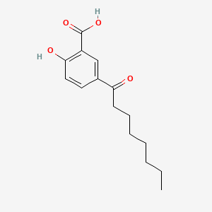 Chemical structure of Capryloyl Salicylic Acid