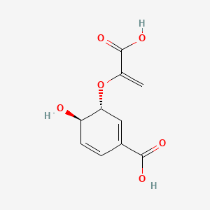 Chemical structure of Chorismic acid