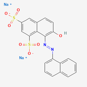 Chemical structure of Crystal Ponceau 6R