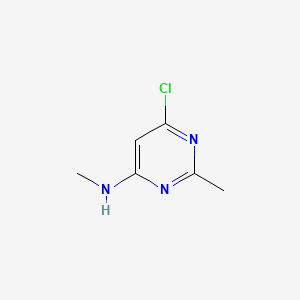 Chemical structure of 6-Chloro-N,2-dimethyl-4-pyrimidinamine