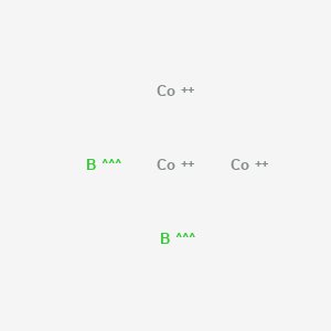 Chemical structure of Cobalt boride
