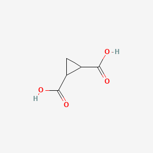 Chemical structure of Cyclopropane-1,2-dicarboxylic acid