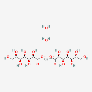Chemical structure of Calcium α-D-heptagluconate dihydrate
