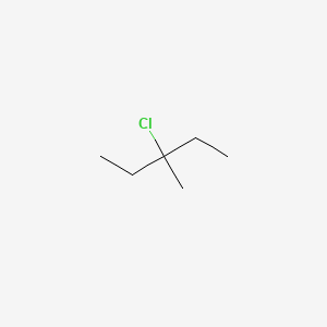 Chemical structure of 3-Chloro-3-methylpentane