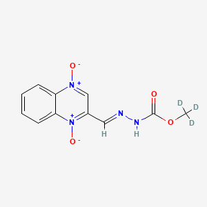 Chemical structure of Carbadox-d3