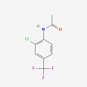 Chemical structure of 2′-Chloro-4′-(trifluoromethyl)acetanilide