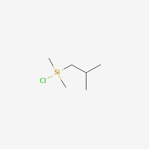 Chemical structure of Chlorodimethylisobutylsilane