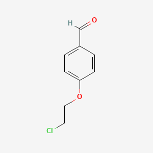Chemical structure of 4-(2-Chloroethoxy)benzaldehyde