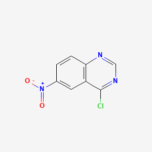 Chemical structure of 4-Chloro-6-nitroquinazoline